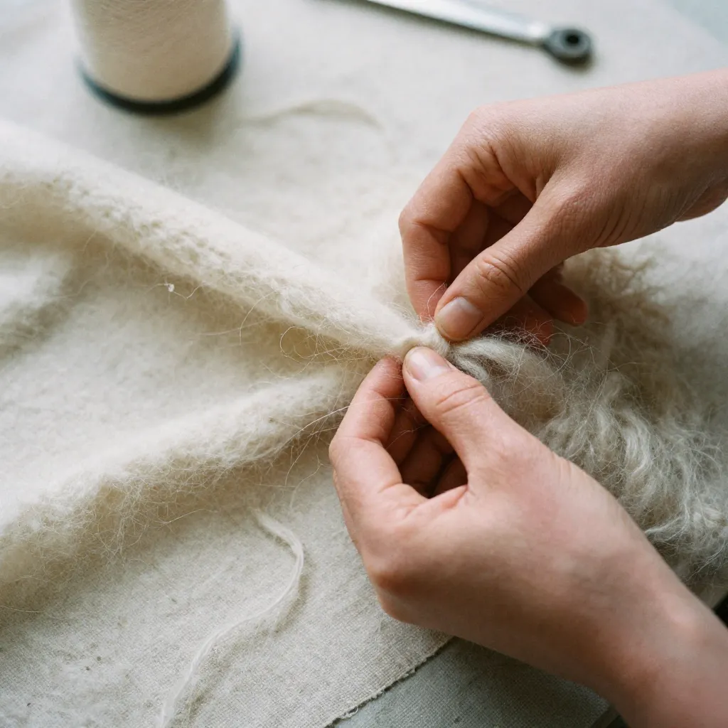 Cleaning natural fibers